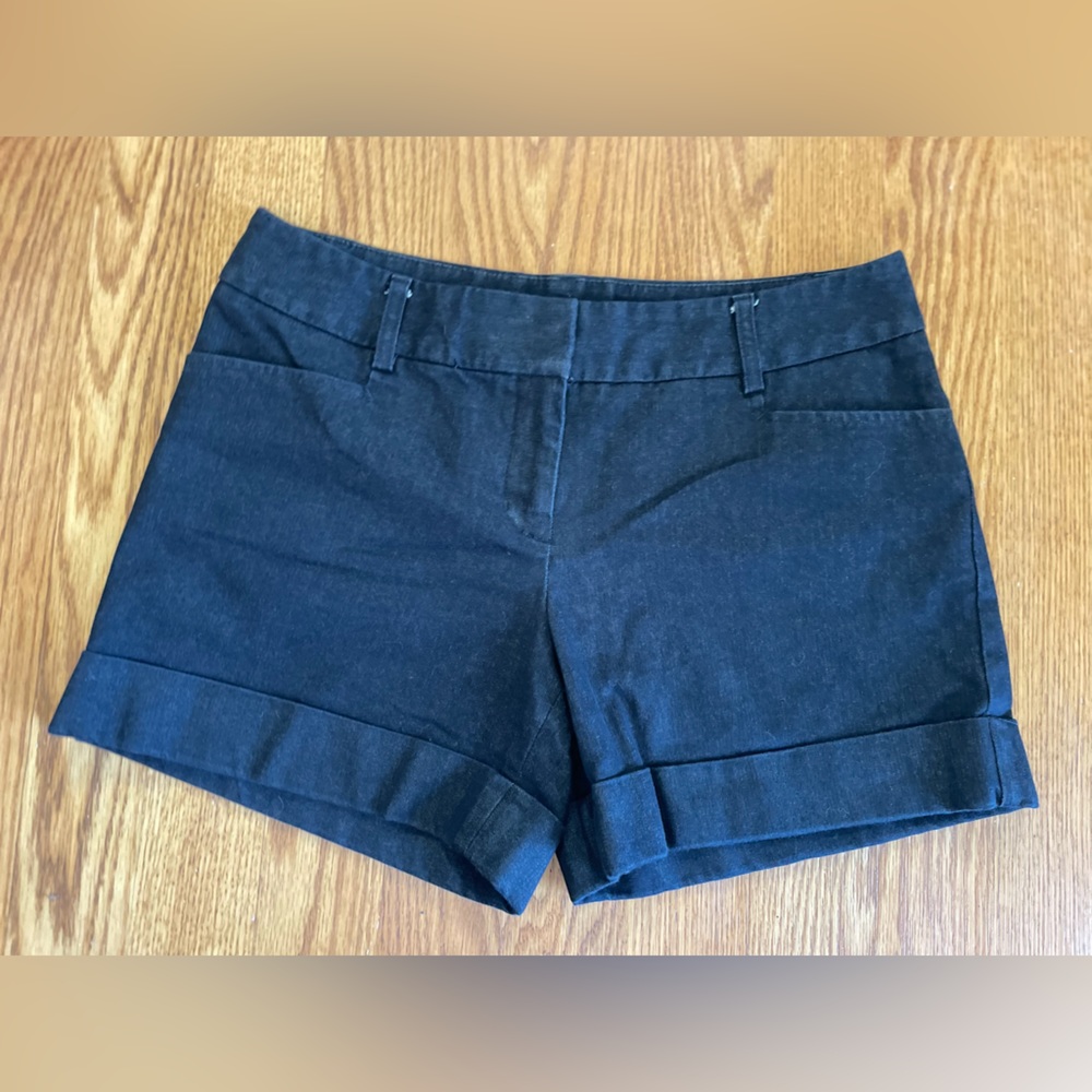 Express denim shorts 0